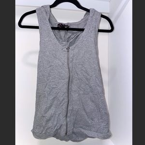 Jack by BB Dakota Gray vest with hood, 100% cotton